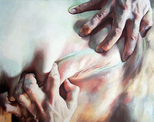 Cara Thayer and Louie Van Patten - “Confrontational Paintings of Intimacy”